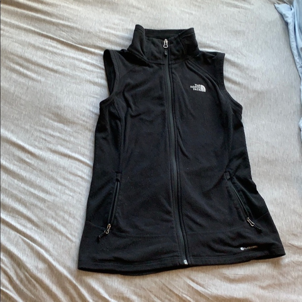 North Face Fleece Zip Up Vest